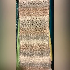 Beautiful shiny long scarf 90” x 11”